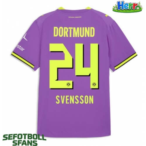 Borussia Dortmund Daniel Svensson #24 Tredje Tröja 2026-27 Kortärmad